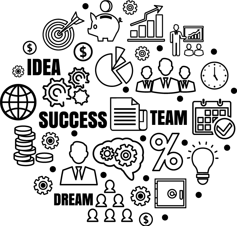 Office poster business icon - TenStickers