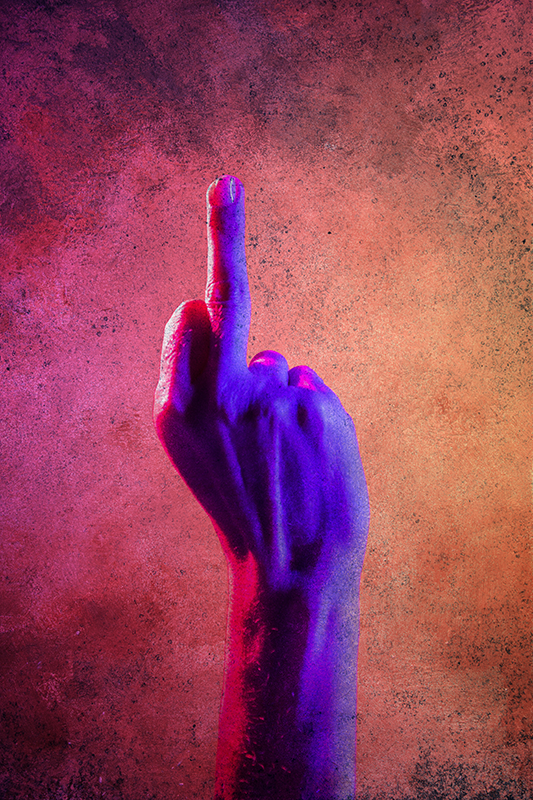 Poster for teenager youthful f*ck you - TenStickers