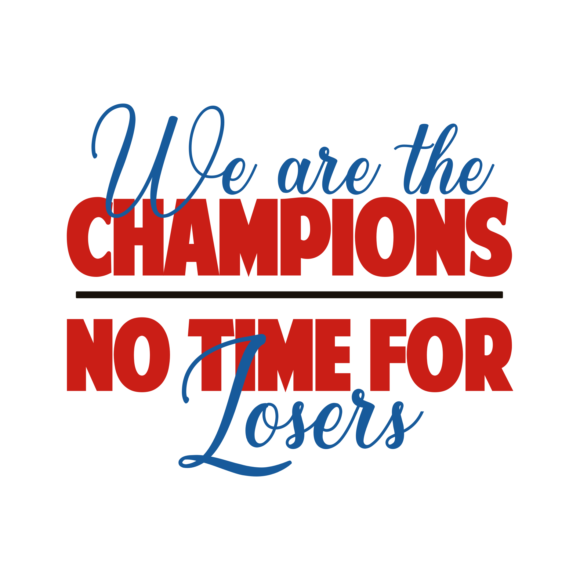 Champions rallying spirit poster for teenager - TenStickers