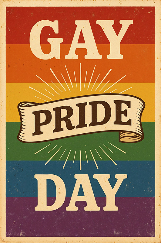 Quote poster for gay pride day - TenStickers