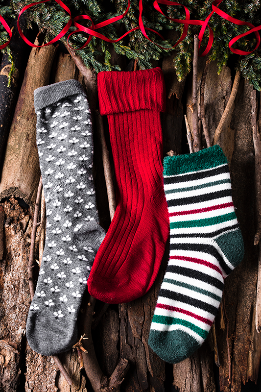 Christmas poster for cozy socks - TenStickers