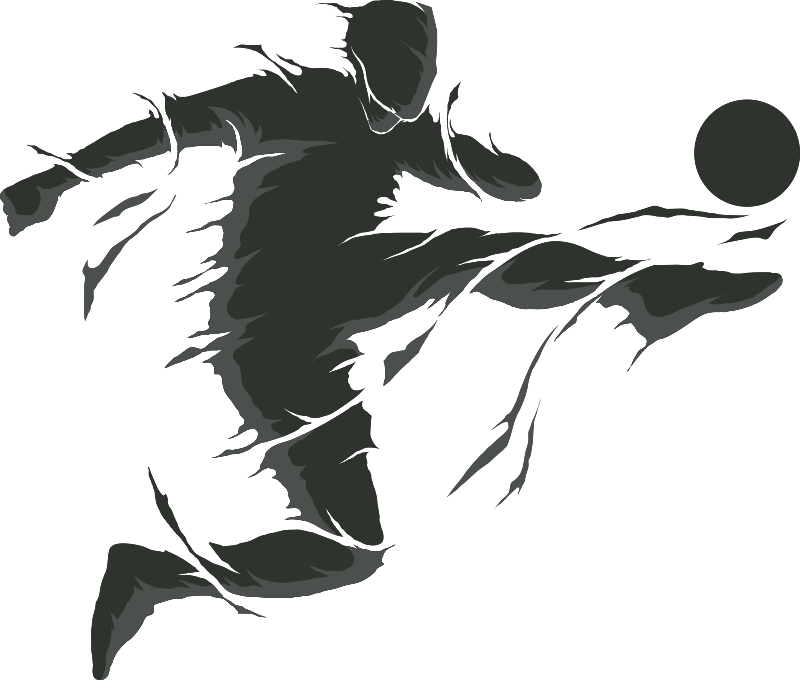 Football poster football player print - TenStickers