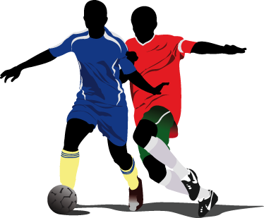 Football poster youth vinyl struggle soccer players - TenStickers