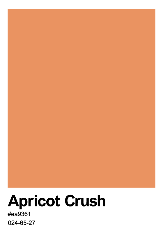 Apricot Crush poster - TenStickers