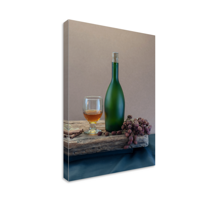 Restaurant canvas elegant beverage arrangement - TenStickers