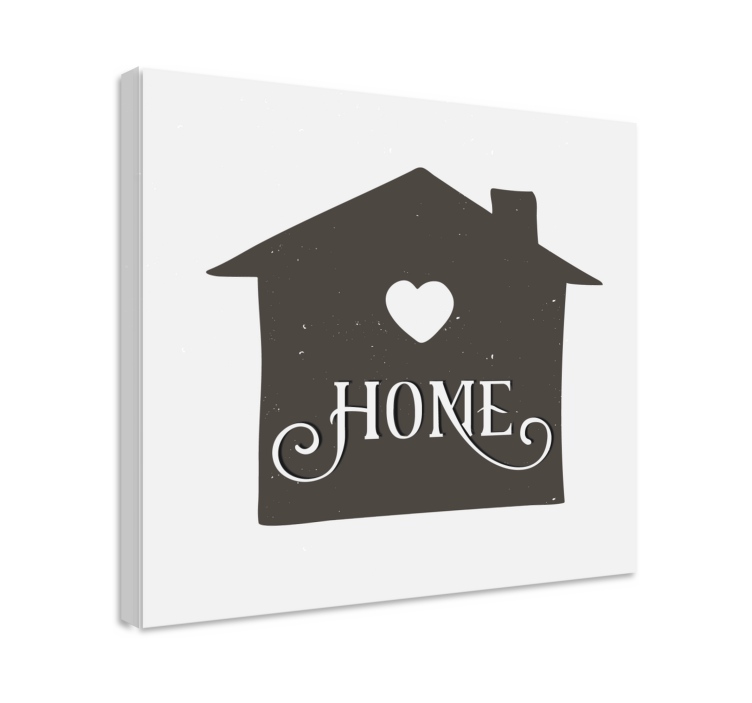 Quote canvas for genuine home feelings - TenStickers