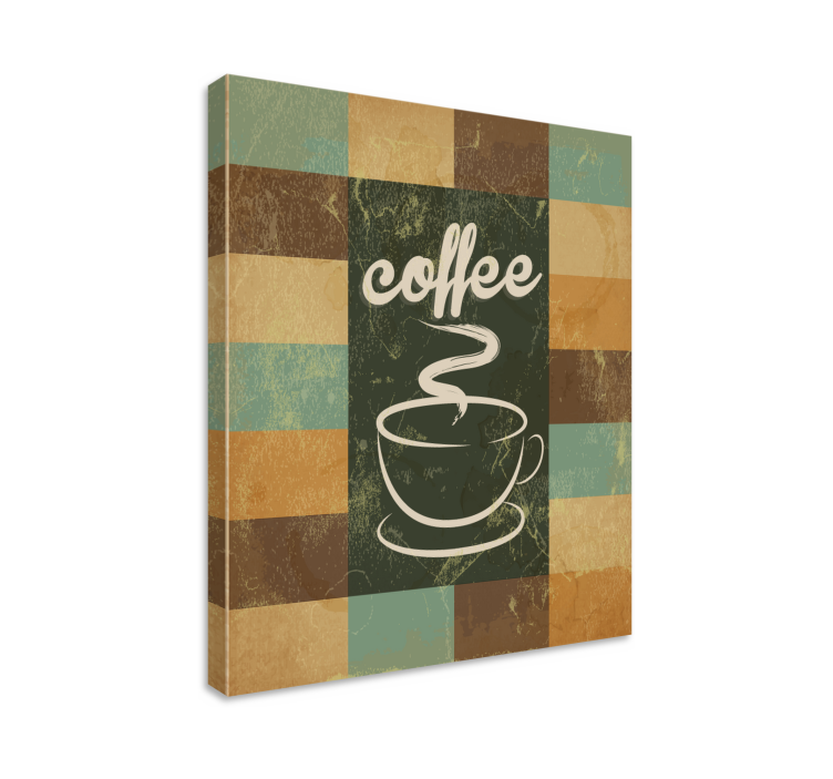 Coffee Bar canvas art print - TenStickers
