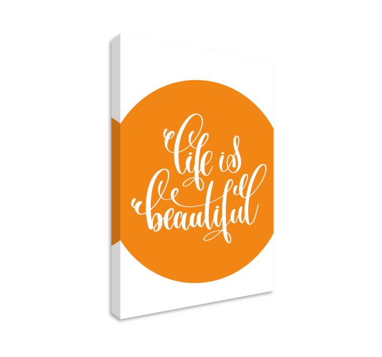 Quote canvas for uplifting life affirmations - TenStickers