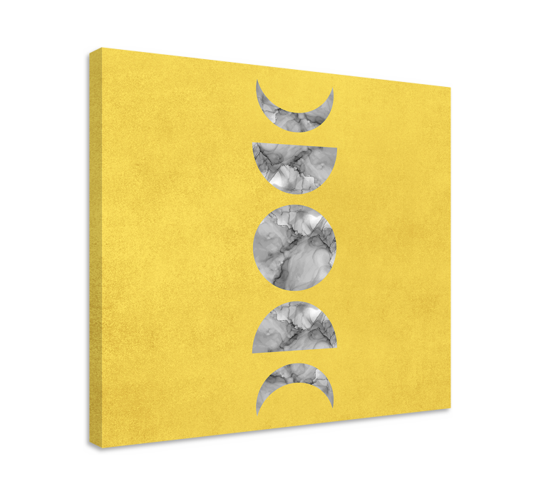 Abstract wall art 1 nature's phases - TenStickers