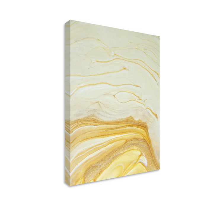 Gradient waves modern canvas wall art - TenStickers