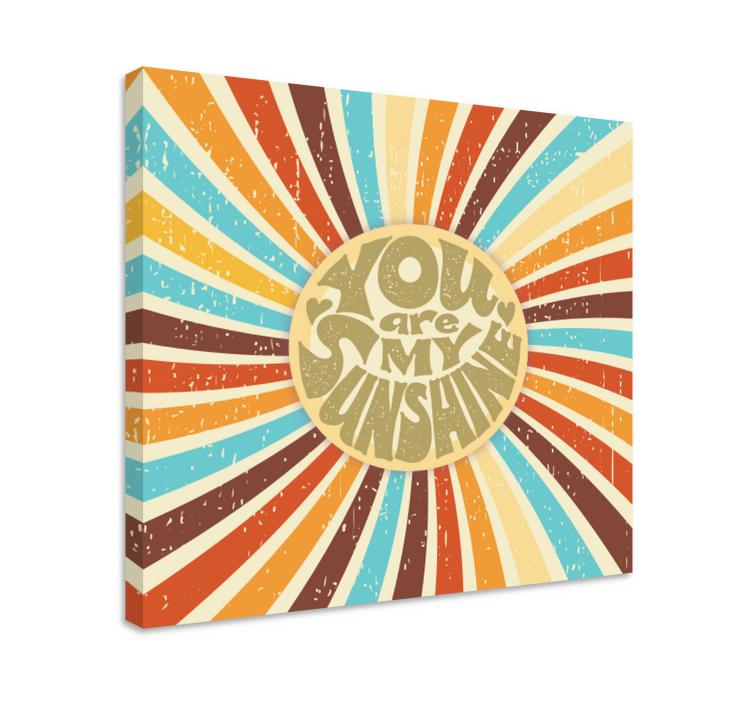 You are my sunshine motivational canvas - TenStickers