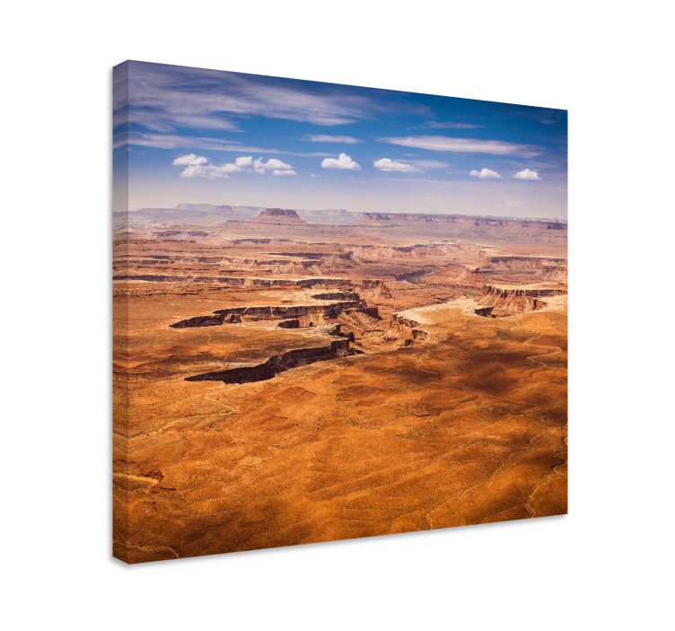 Landscape canvas desert canyon scene - TenStickers