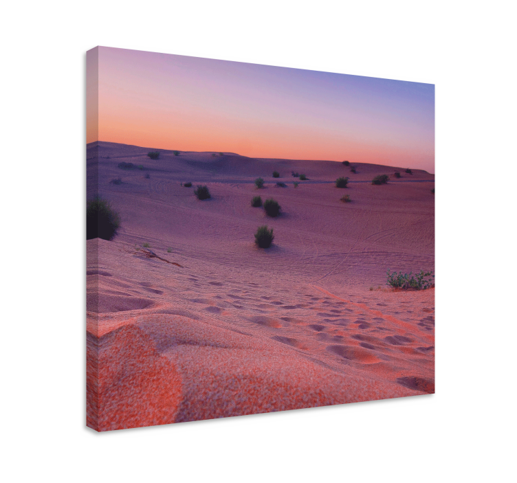 Landscape canvas desert dunes serenity - TenStickers