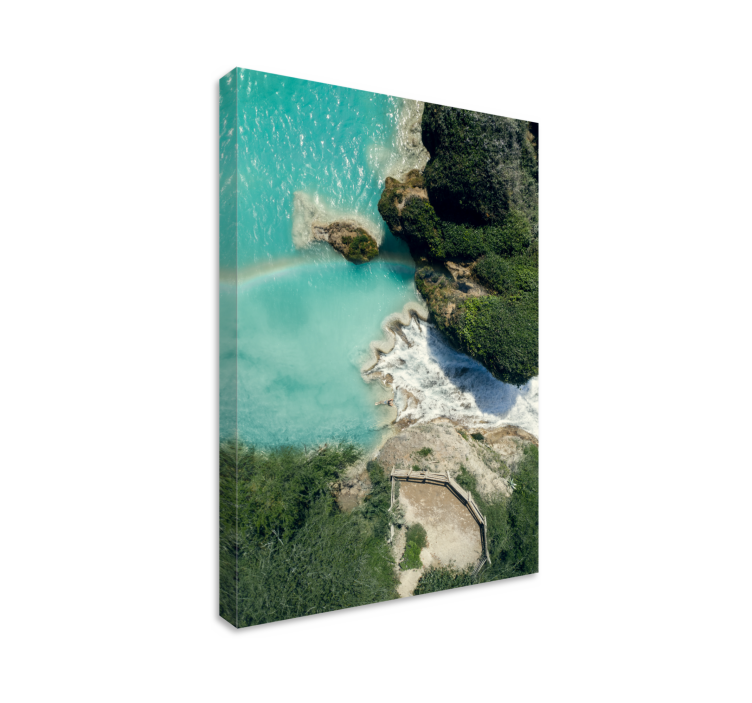 Landscape canvas of coastal serenity - TenStickers