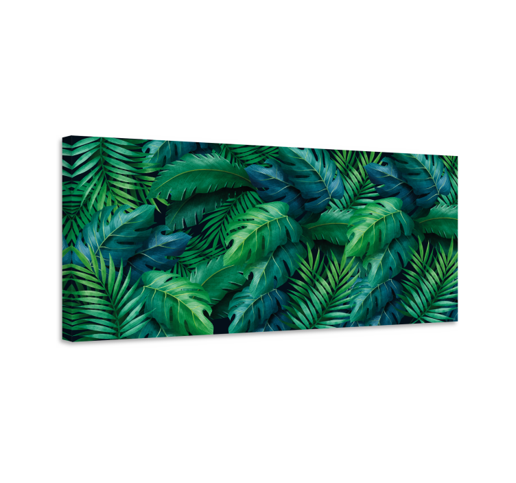 Tropical elegant foliage Plant canvas prints - TenStickers