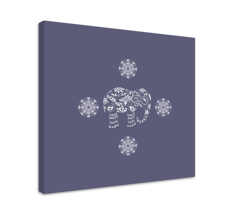 Elephant wallart decorative elephant design - TenStickers