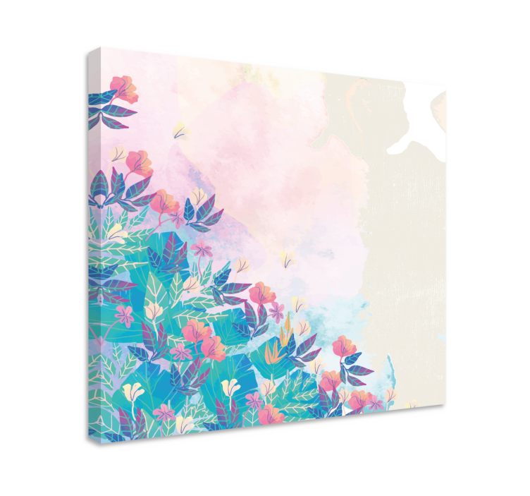 Vibrant Botanical Mix Flowers  canvas - TenStickers