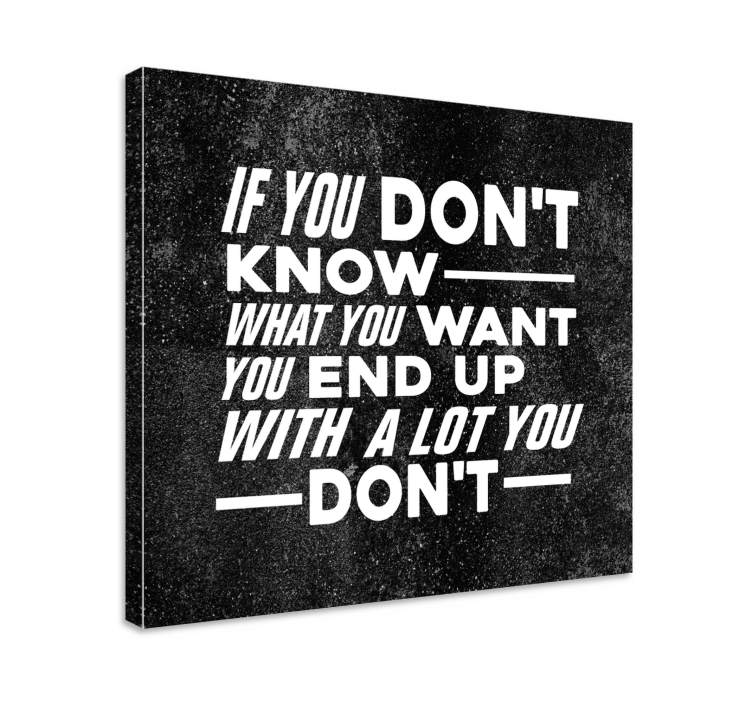 Quote canvas inspirational life wisdom - TenStickers