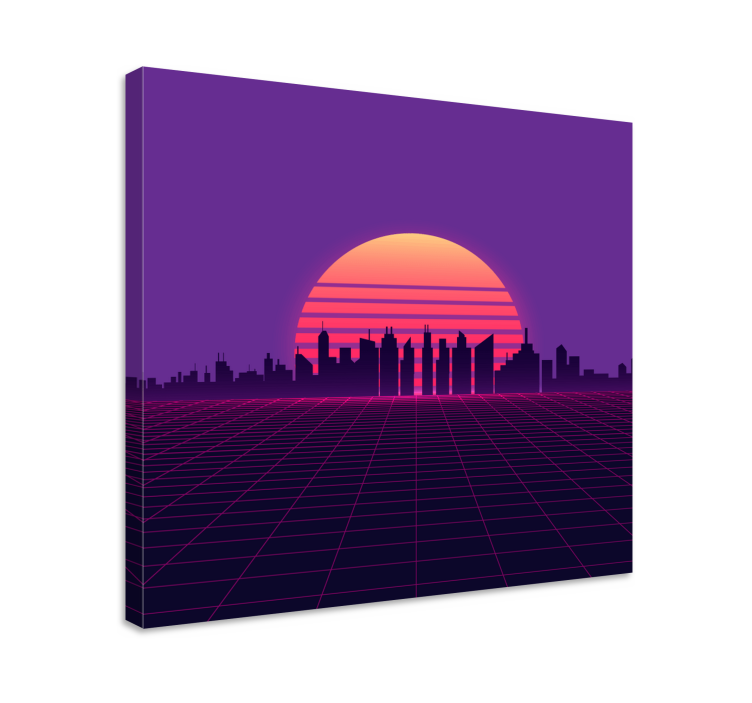 Cityscape wall art urban landscape design - TenStickers