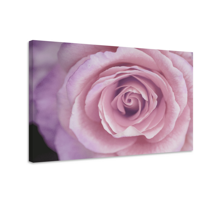 Flowers canvas pink floral design - TenStickers