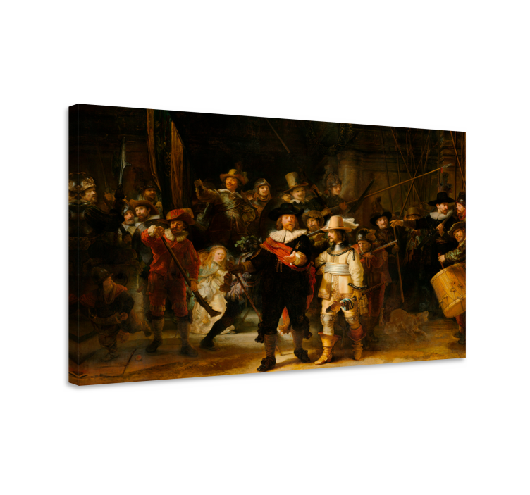 Rembrandt's Night Watch canvas art - TenStickers
