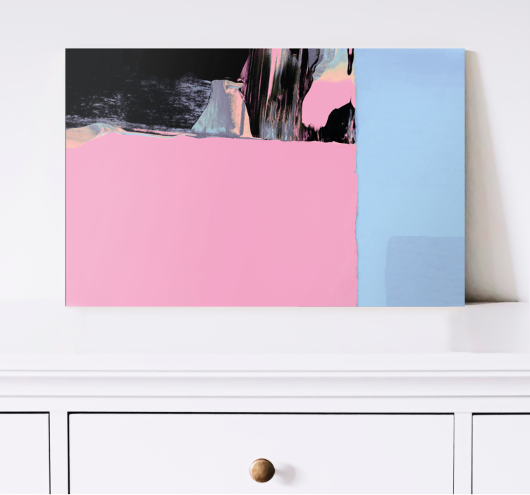 Abstract wall art 1 abstract color segments - TenStickers