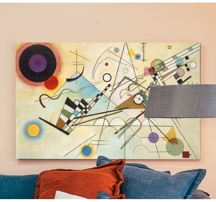 Amazing geometric art painting geometric canvas - TenStickers