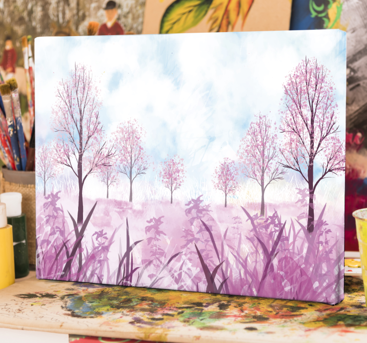 Spring Tree wall art canvas - TenStickers