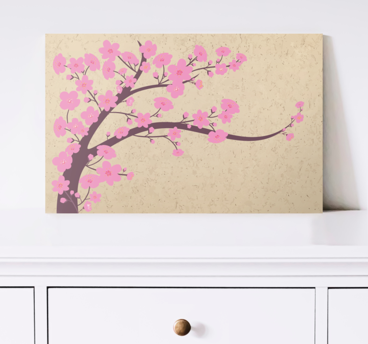 Cherry Blossom Branch Flowers  canvas - TenStickers