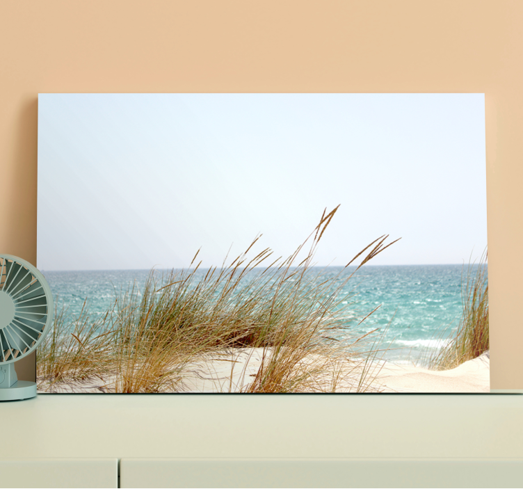Coastal dunes view landscape canvas - TenStickers