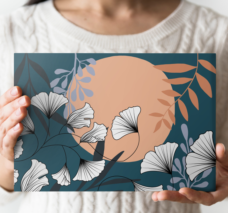 Flowers canvas elegant blossom display - TenStickers