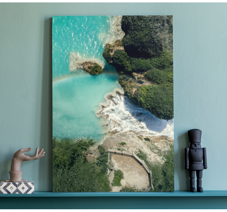 Landscape canvas of coastal serenity - TenStickers