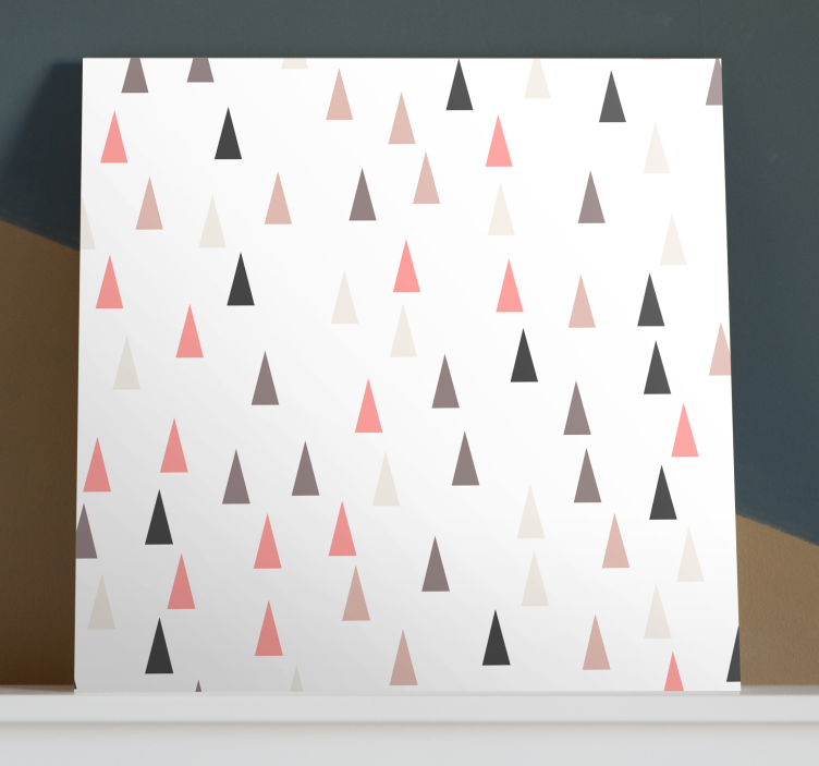 Triangle pattern nordic art prints - TenStickers