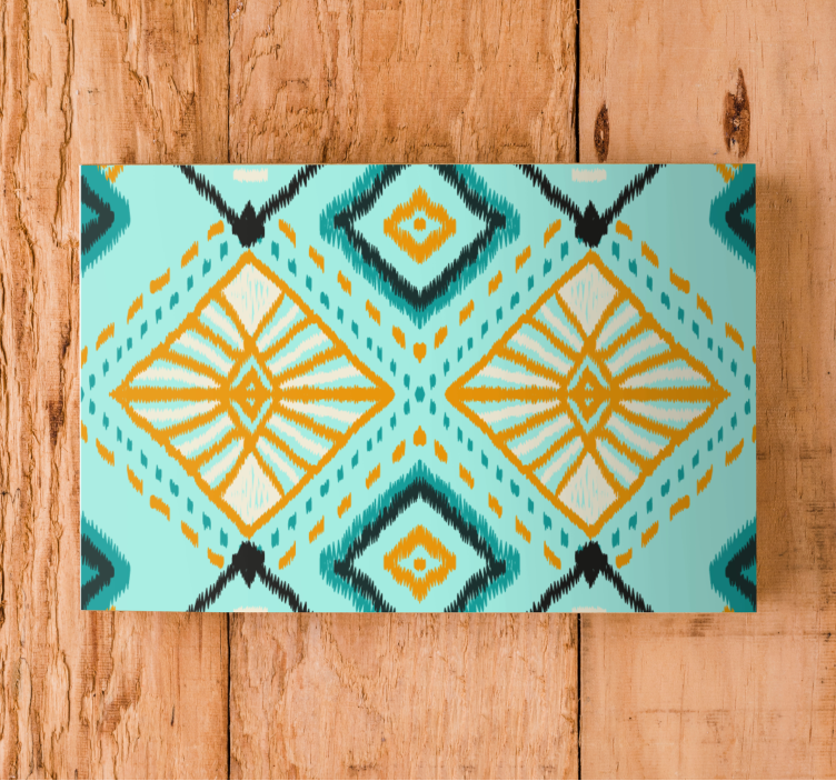 Music canvas art geometric pattern design - TenStickers