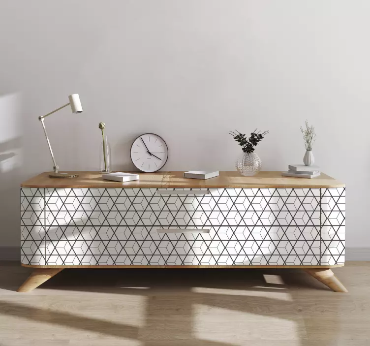 Scandinavian motifs furniture sticker - TenStickers