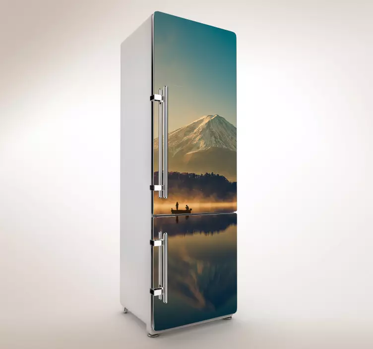 Personalise photo fridge sticker - TenStickers