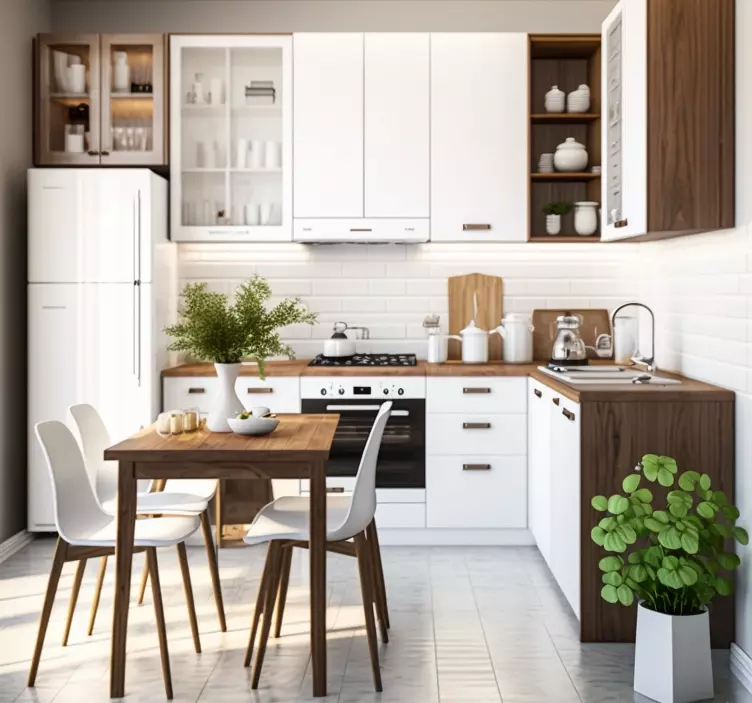 White furniture vinyl decal  - TenStickers