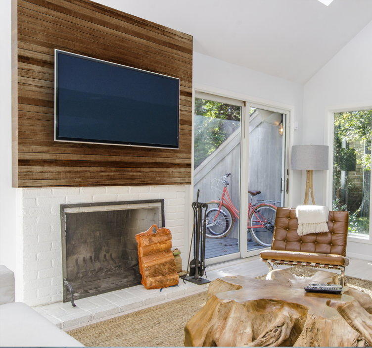 Wood planks furniture decal   - TenStickers