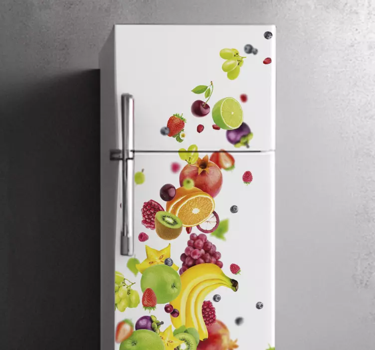 Vinyl Fruit fridge vinyl sticker - TenStickers
