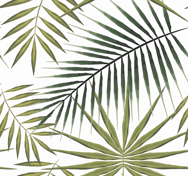 Palm Leaves furniture vinyl sheet decal - TenStickers