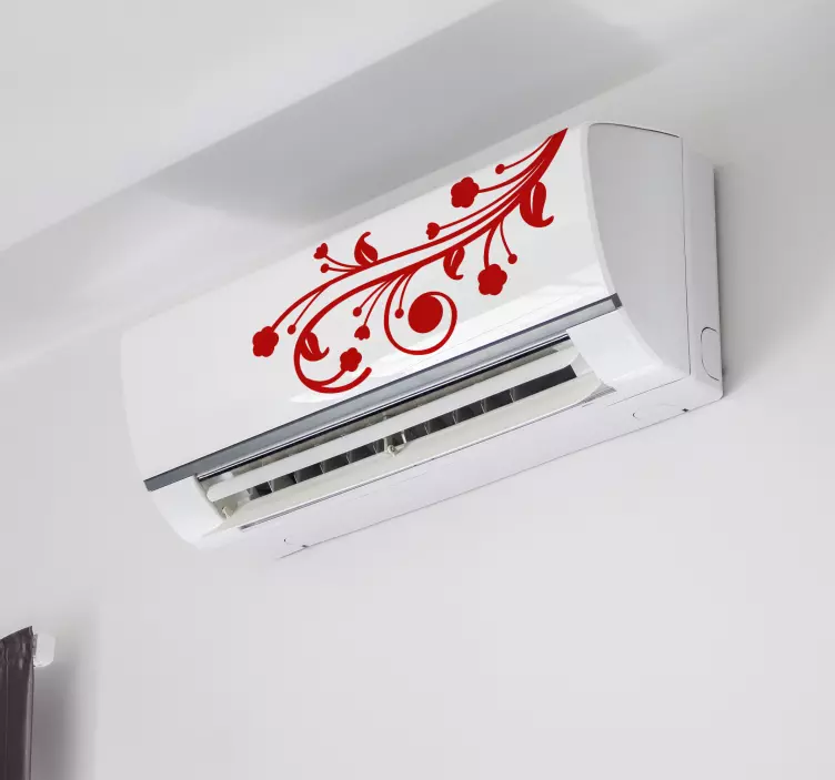 Vintage decoration air conditioning sticker - TenStickers