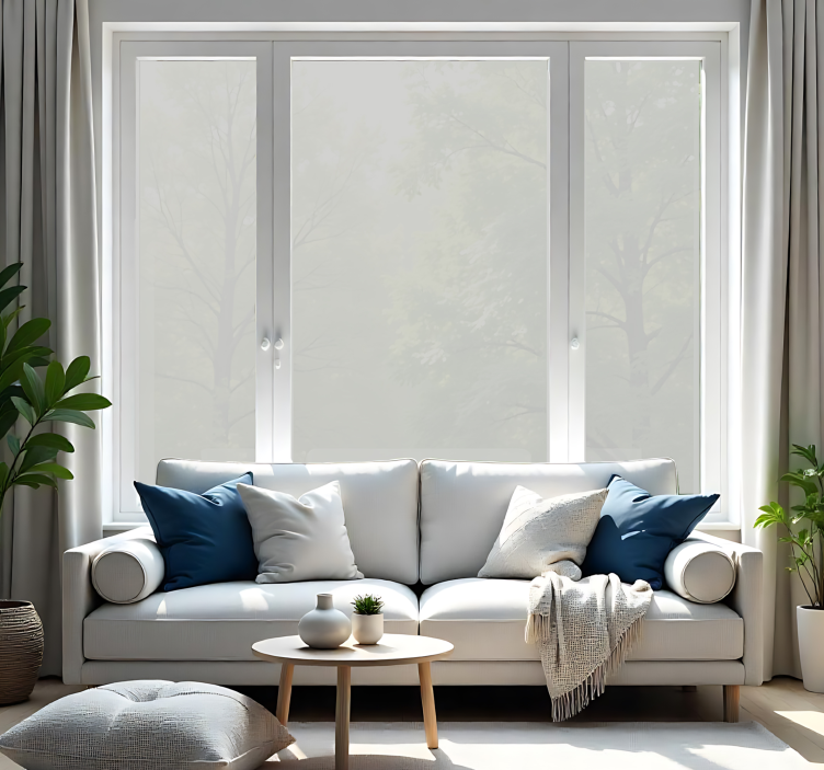 Tailor-made translucent plain sticker - TenStickers