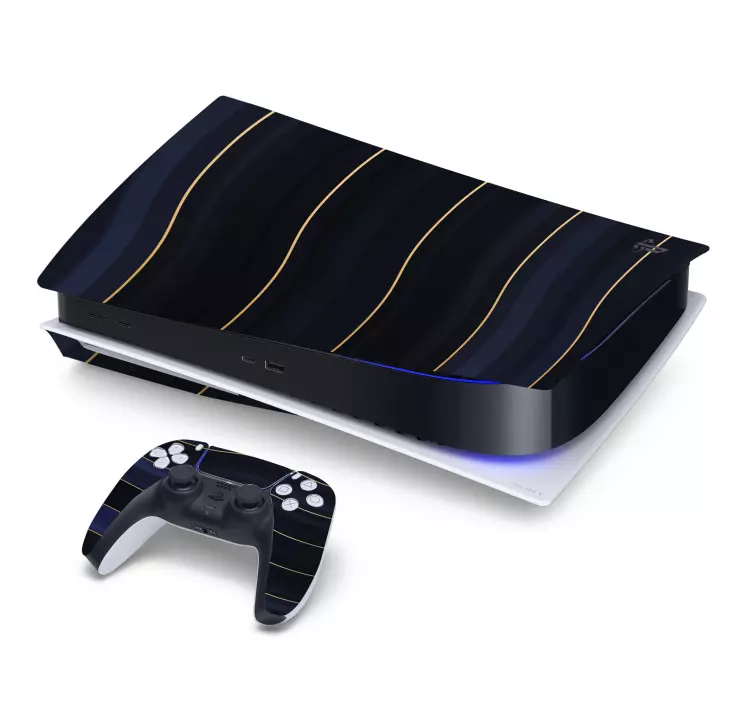 Abstract 3d texture pattern PS5 sticker - TenStickers