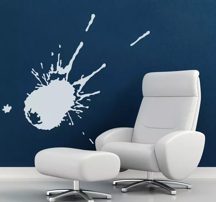 Abstract Splat Wall Sticker - TenStickers