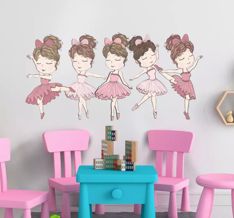 Ballet Dancer Kids kid's sticker - TenStickers