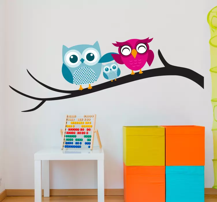 Bird Family Wall Stickers - TenStickers