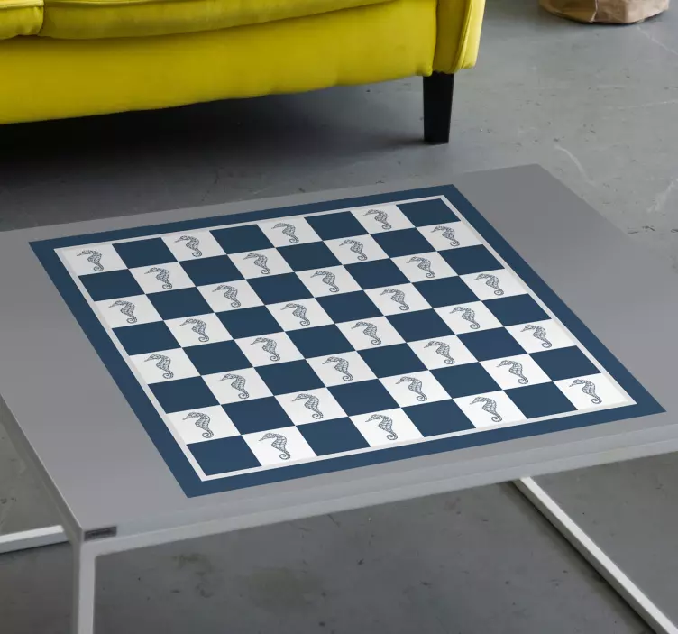 board game seahorse chess game sticker - TenStickers
