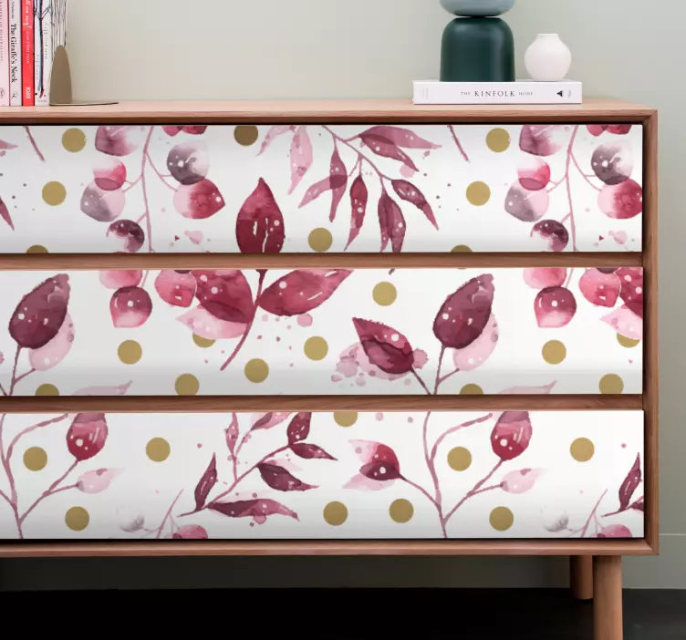 Botanical Leaf Concept decoration wall sticker - TenStickers