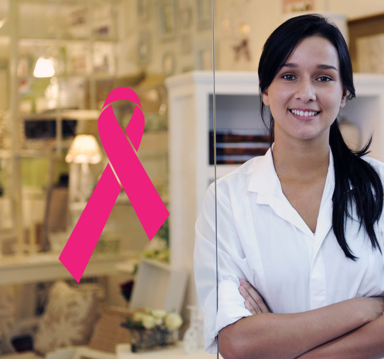 Breast Cancer Charity Sticker - TenStickers