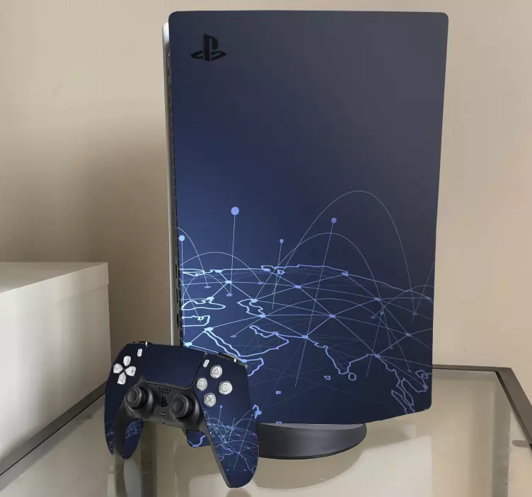 Bright fire sparks PS5 sticker - TenStickers